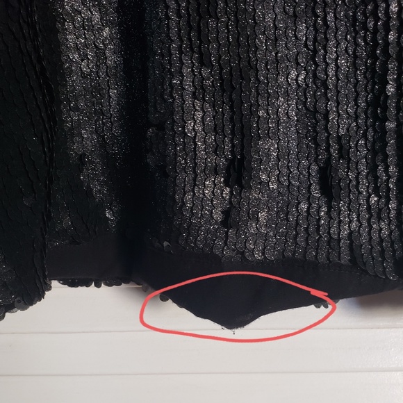 Elizabeth and James Siggy Dress black sequins size 6 - Picture 7 of 9